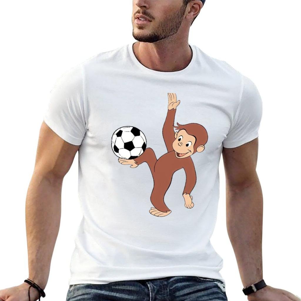 Curious George 3 Tshirt Basic Plain Tee For Spring And Summer