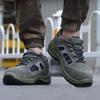 Oulylan Outdoor Anti Puncture Safety Boots for Men Odor Proof Breathable Labor Shoes Male Non-skid Lace Up Work Sneakers