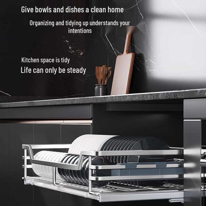 Yingbai Cabinet Spice & Bowl Drawer Basket