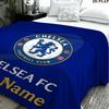 1PC Chelsea F Custom Name Patterned Flannel Blanket Suitable For All Seasons for Home Decor Warmth and Comfort Gifts Holiday Present
