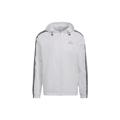 Casual Hooded Long Sleeve Jacket Men Outerwear White HE4318