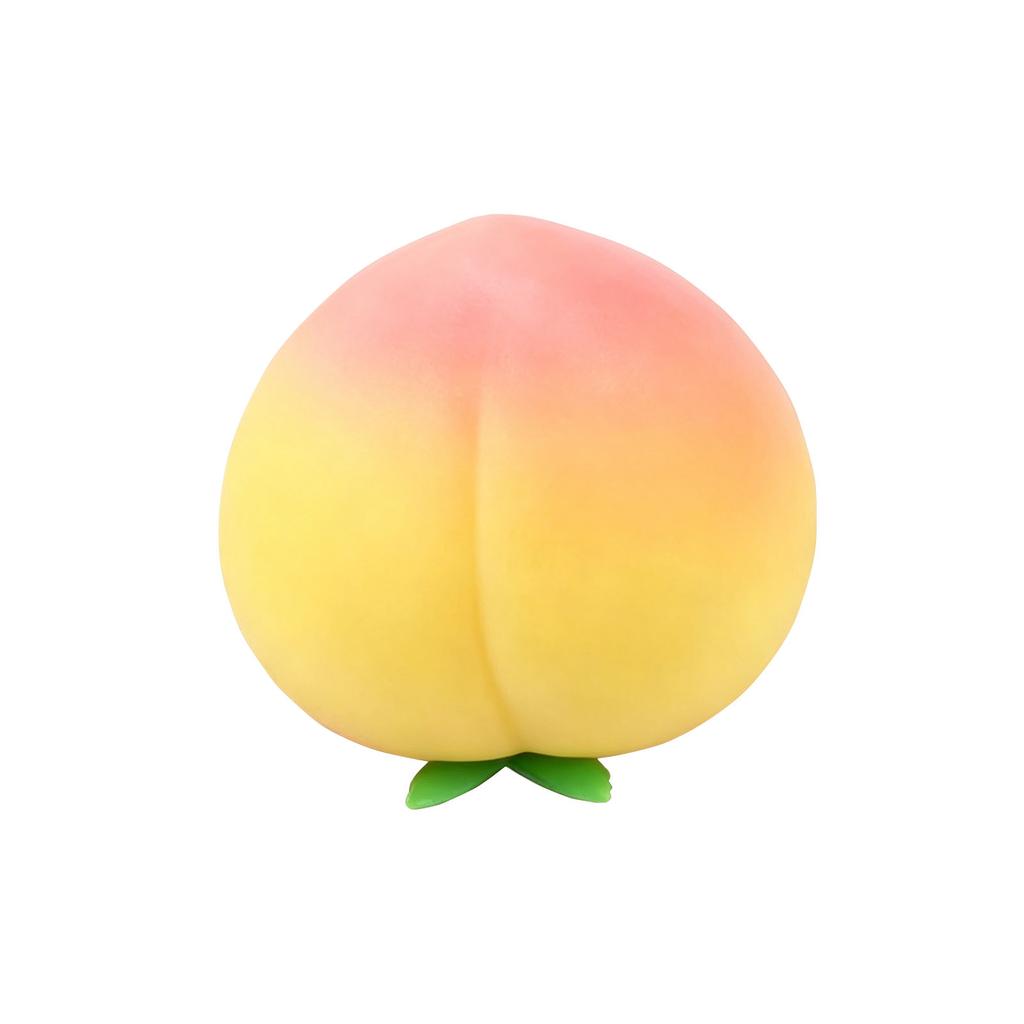 Soft Peach Squishy Toy for Stress Relief, Slow Rising Squeeze Toy, Cute Fruit Design, Perfect for Kids and Adults
