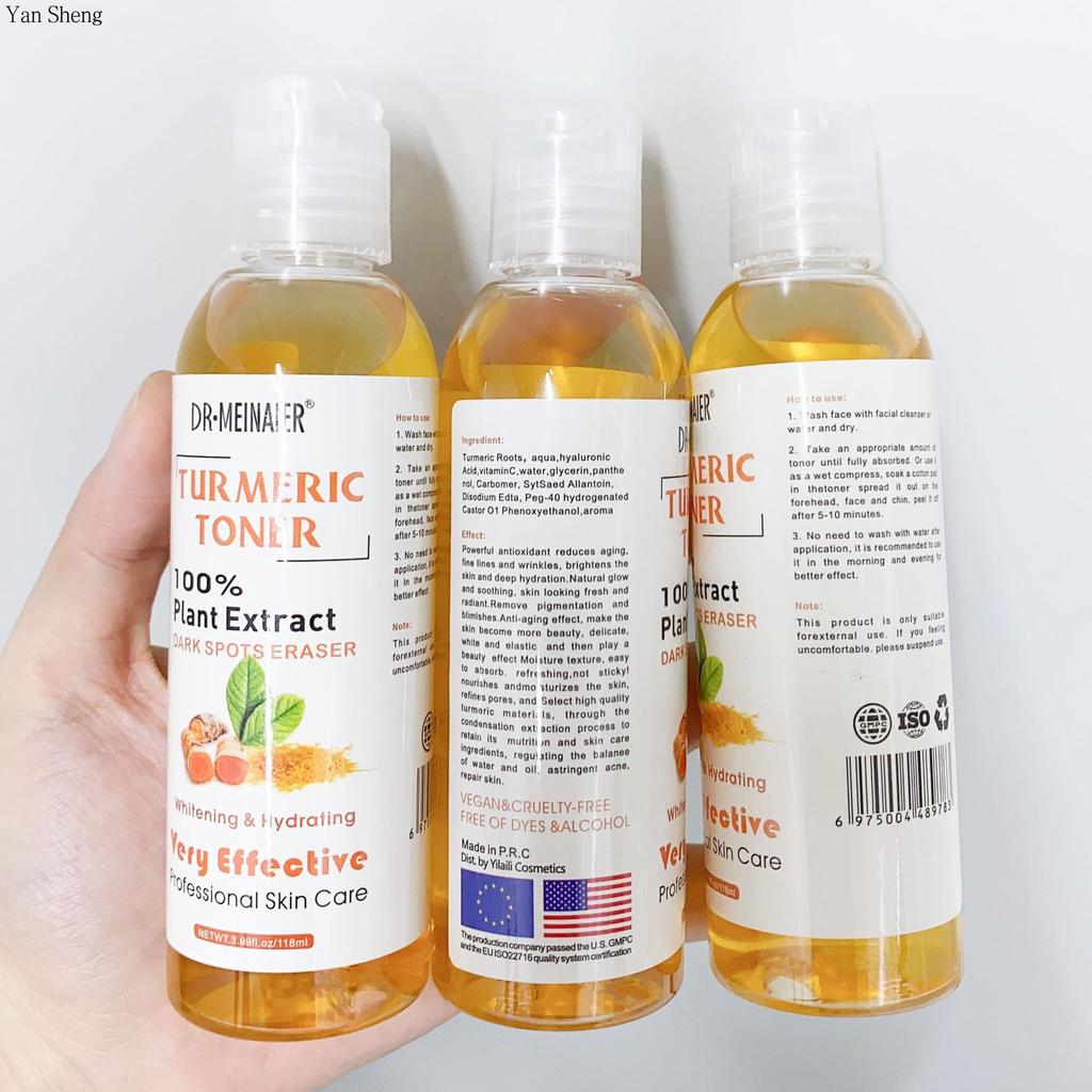 Turmeric Toner Moisturizing Moisturizing Firming Moisturizing Cool Skin Softening Essence 118ml