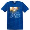 Arising Thunder Graphic T Shirt Colorful Water Design Men’s Casual Tee