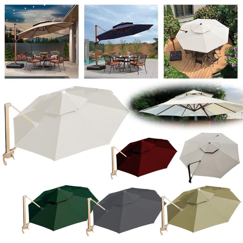 High Quality Patio Umbrella Round Outdoor Parasol Nordic Beach Umbrella Balcony