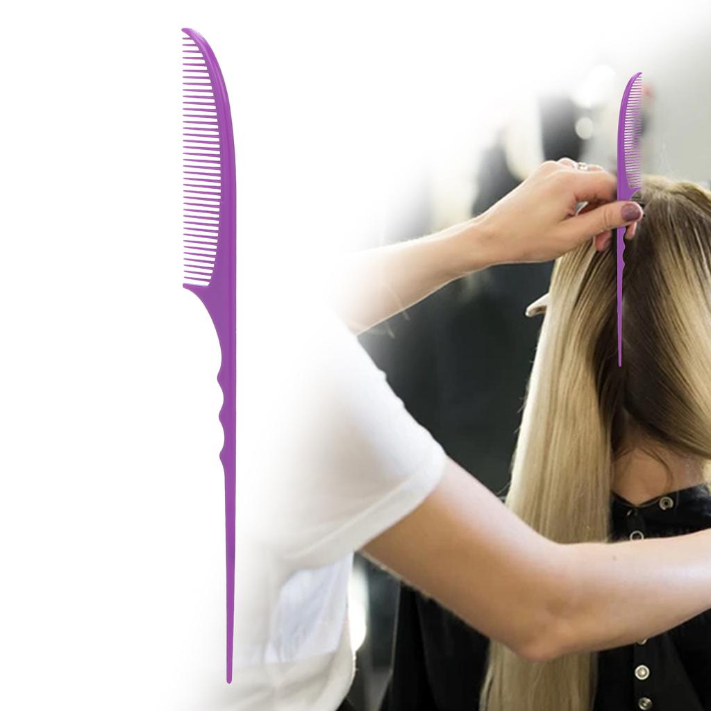 Professional Rat Tail Hair Comb Plastic Hair Styling Teasing Comb AntiStatic Rat Tail Comb