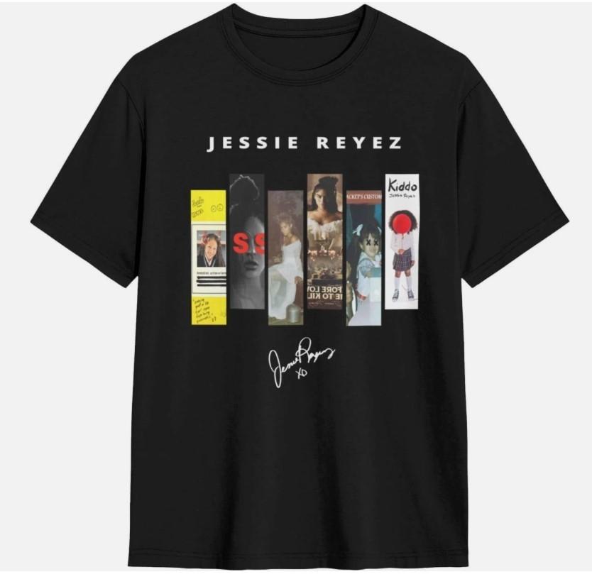 

Jessie Reyez T-Shirt 2025 Music Tour T-Shirts Interestingloo wbr/ se Cotton T-Shirt Unisex T-Shirt L