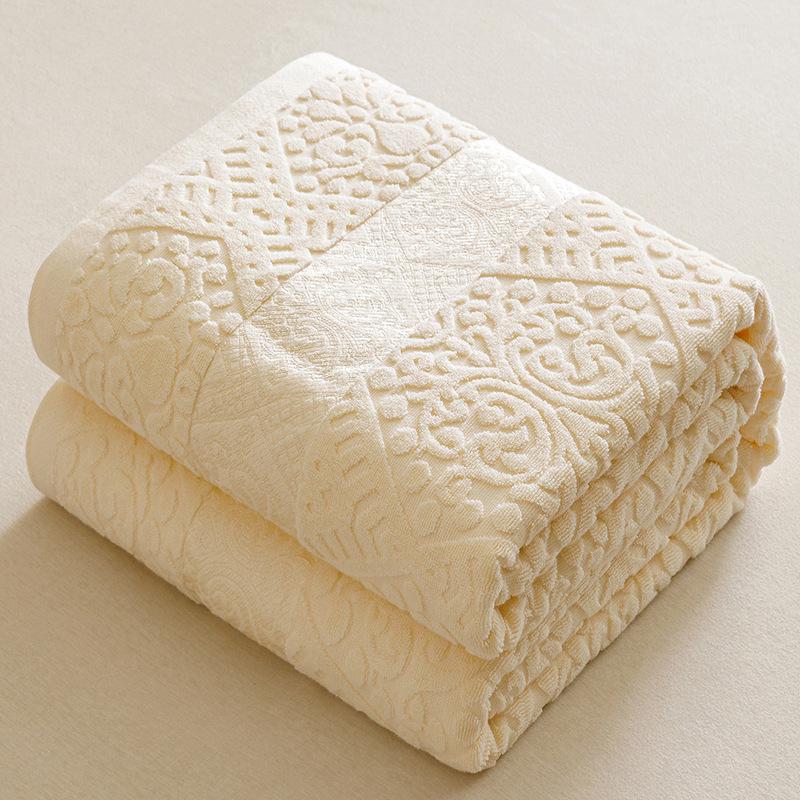 New Cotton Old-Fashioned Towel Blanket - Summer Quilt for Air Conditioning, Single To Full Size, Ideal As Gifts