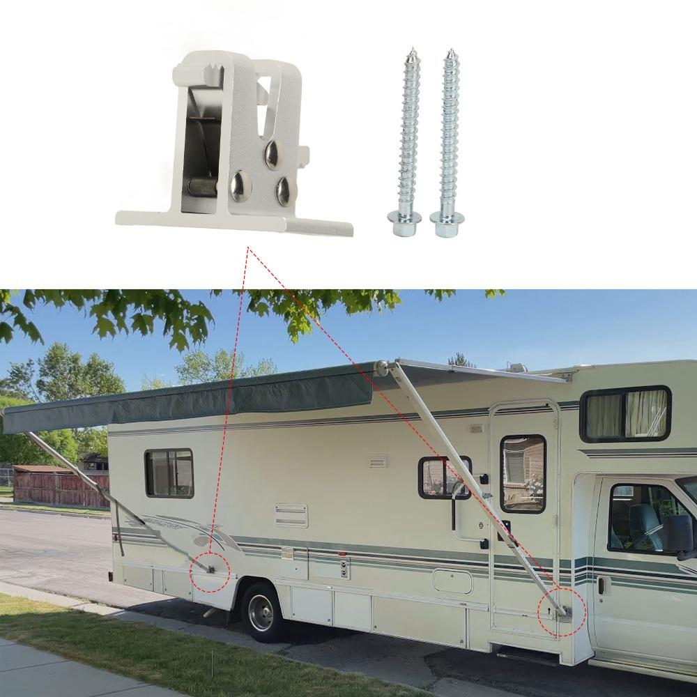 Silver RV Awning Bracket Aluminum Mounting Bracket for Sunchaser II RV Awning RV Accessories