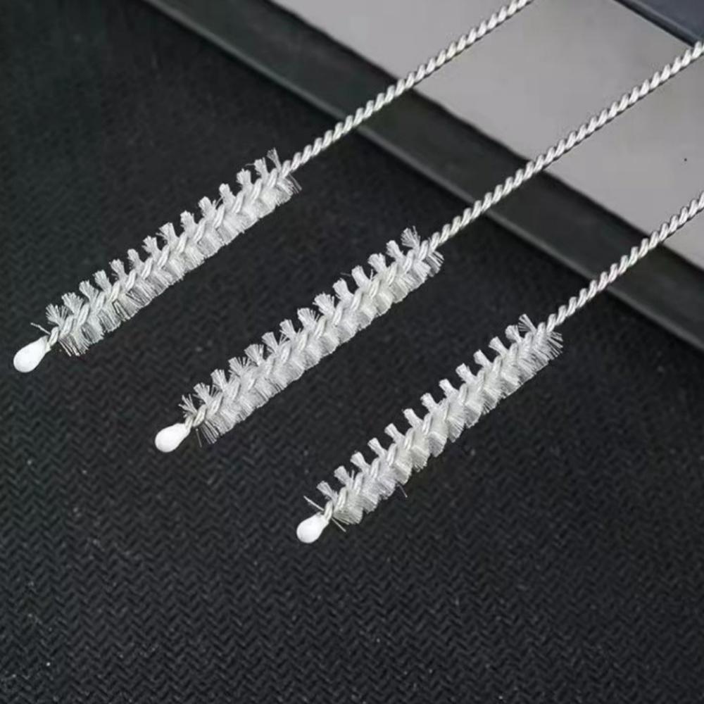 10Pcs Nylon Straw Cleaner Brush For Bottle Tube Pipe