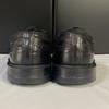 80s STACY ADAMS Vintage Wingtip Business Shoes Size 8.5D 25.5-26.5cm Black(USED)