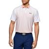 Under Armour Iso Chill Polo Shirts Men's White Polo Collar Moderate Straight Fit 1353821-100