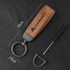 Maillard Colour Keychain Car Logo Key Chain For Citroen C5X e-C4 X e-C3 C4 C3 C5 AIRCROSS C-Elysee C-Crosser C4 Cactus Berlingo