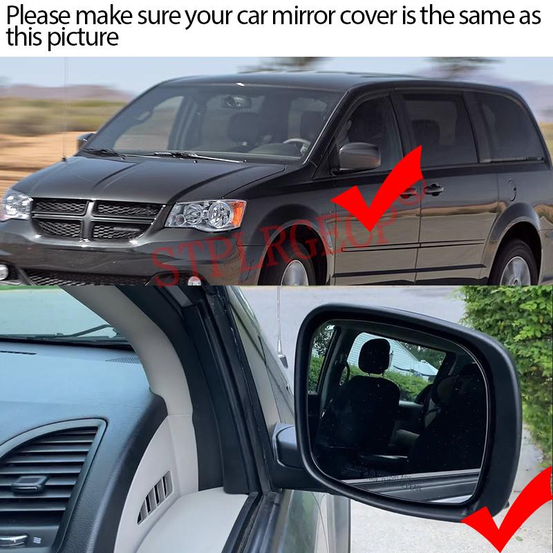1 PC Door Wing Mirror Glass Heated Left Right Side Car-styling Rearview Mirror Heating for Dodge Grand Caravan 2008-