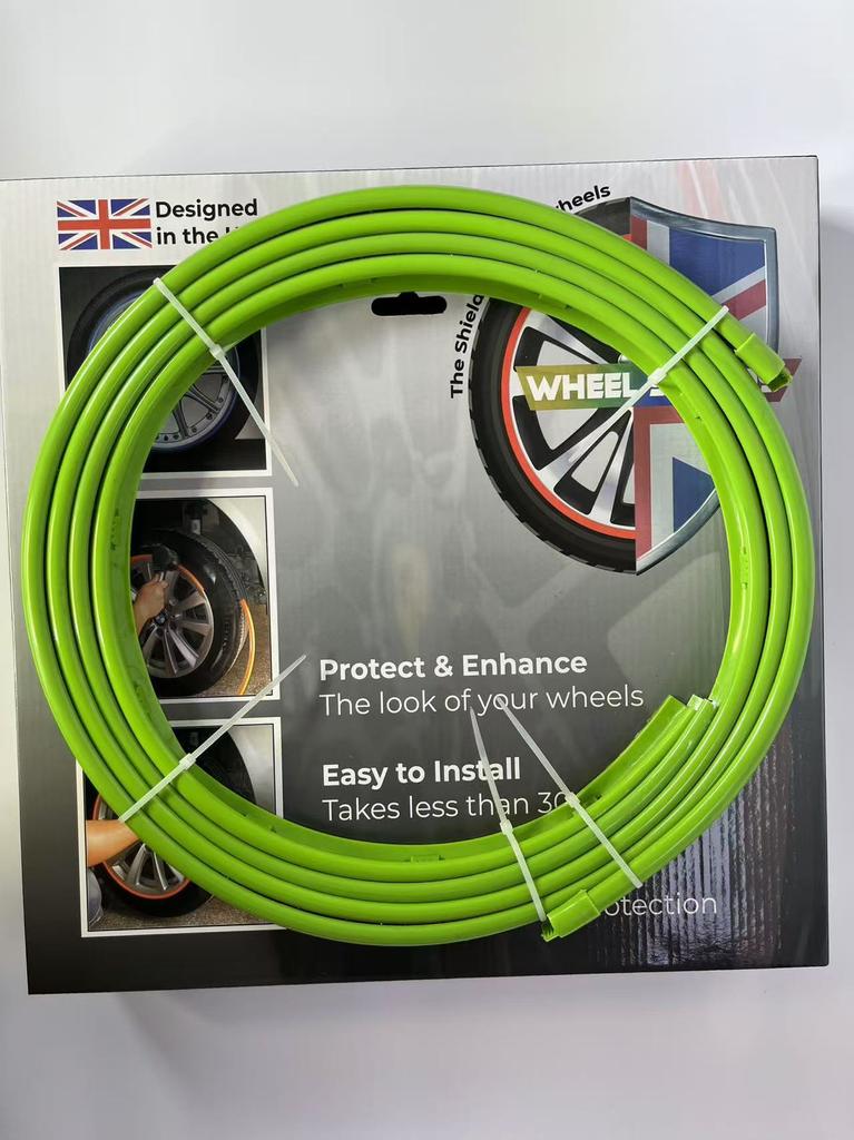 4 pezzi/set Automobile Per Cerchioni Ruote da 14-24 pollici Strisce Cerchio Decorativo Protettivo Antigraffio
