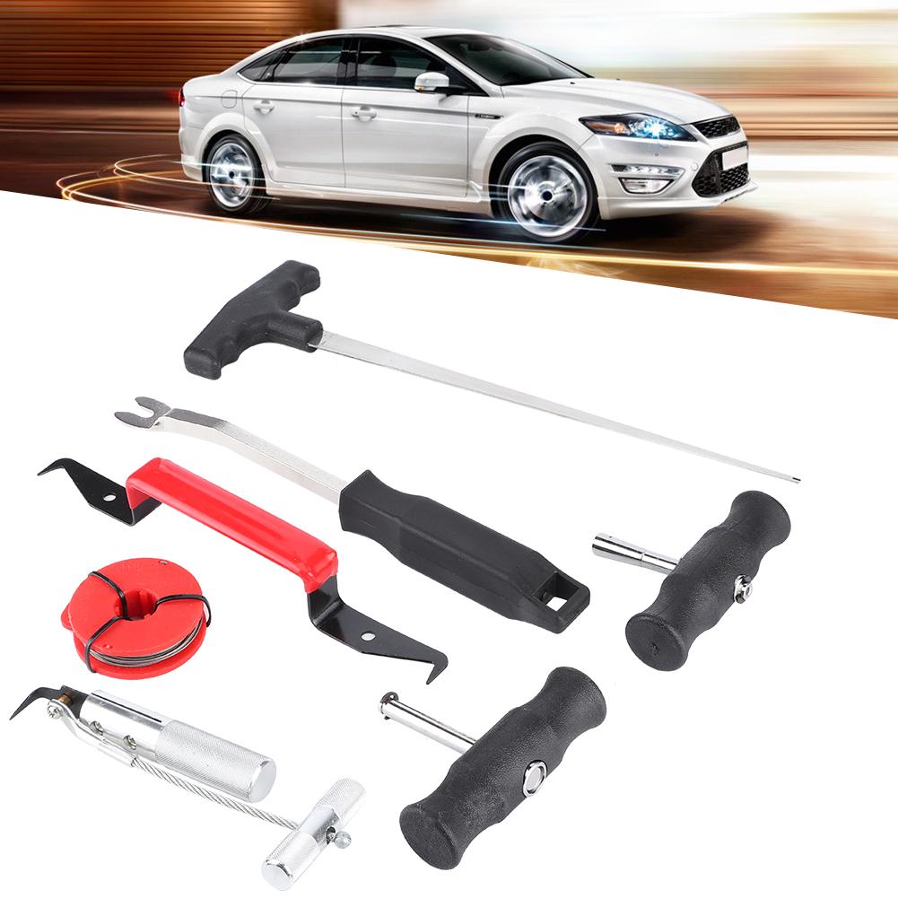 7 teilesatz Auto Windschutzscheibe Entfernung Cut-Tool Kit Automotive Fenster Glas Demontage Set