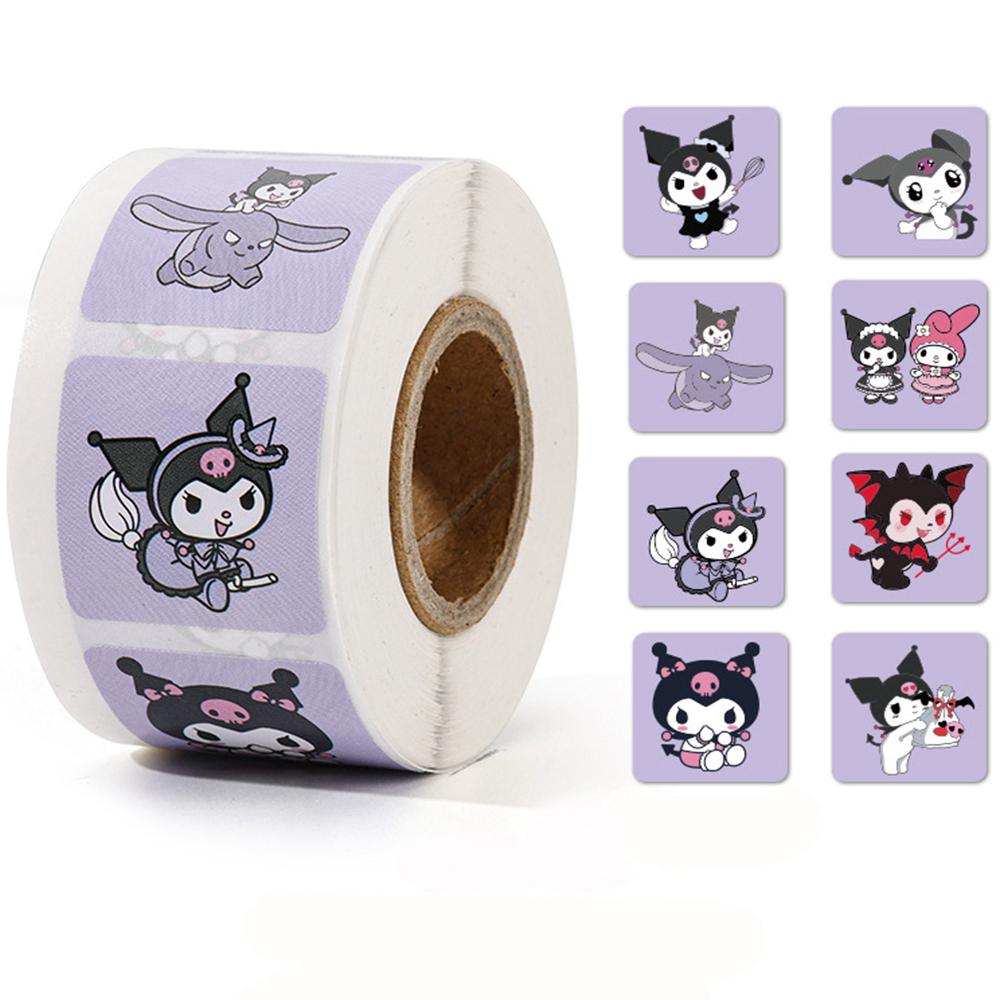 Custom Logo Stamp Stickers Cute Thank You Square Decoration X091