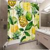 Tropische Frucht Duschvorhang - Wasserdicht und Schimmelresistent, Lebendiges Ananas- und Zitrusdesign, Frische Dekoration