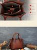 Johnature High-end Genuine Leather Women's Bag Retro Large Capacity Commuting Handbag Versatile Shoulder Bags