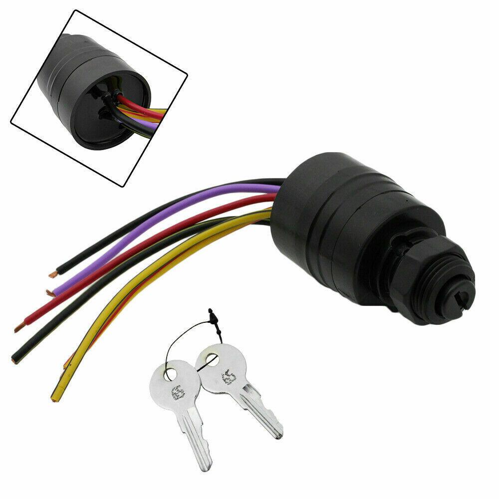 For Mercury Outboard 17009A2 Ignition Key Switch with Push to Choke Function 12V