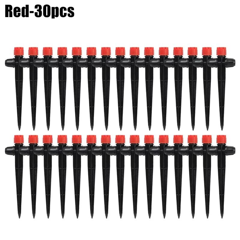 5/50PCS Spiked Dripper Sprinkler 8 Hole Drop Emitter All Round Scattering Sprinkler Garden Flower Watering Irrigation Supplies