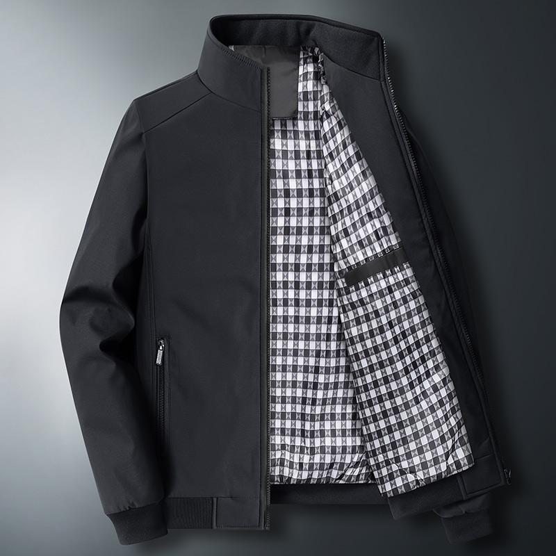 

Woodpecker Men s Plus Size Velvet Jacket for Middle-Aged & Elderly - Spring/Autumn Dad s Cotton-Padded Coat. 2XL (125-140 jin)