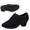 Damskie buty do tańca latynoskiego Jazz dorosłe buty do tańca towarzyskiego Salsa kobieta czarne czerwone nauczyciele szkolą nowoczesne trampki do tańca Tango