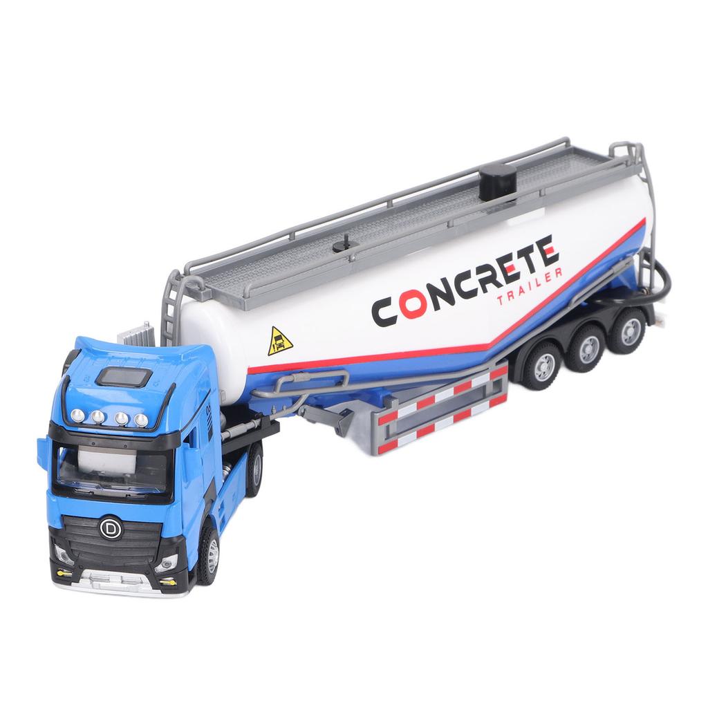 1:32 Scale Alloy Concrete Pump Truck High Simulation Construction Vehicle Model with Water Spray Function