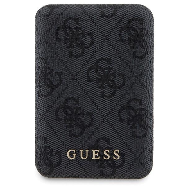 Zestaw Guess Gubpm5P14L4Gemgk Iphone14 Pro 6.1 Hardcase + Powerbank 5000Mah Magsafe Czarny/Black 4G Metal Logo