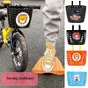 Multicolors Children Kids Basket Cartoon Patten Student Front Basket  Bike Accessories