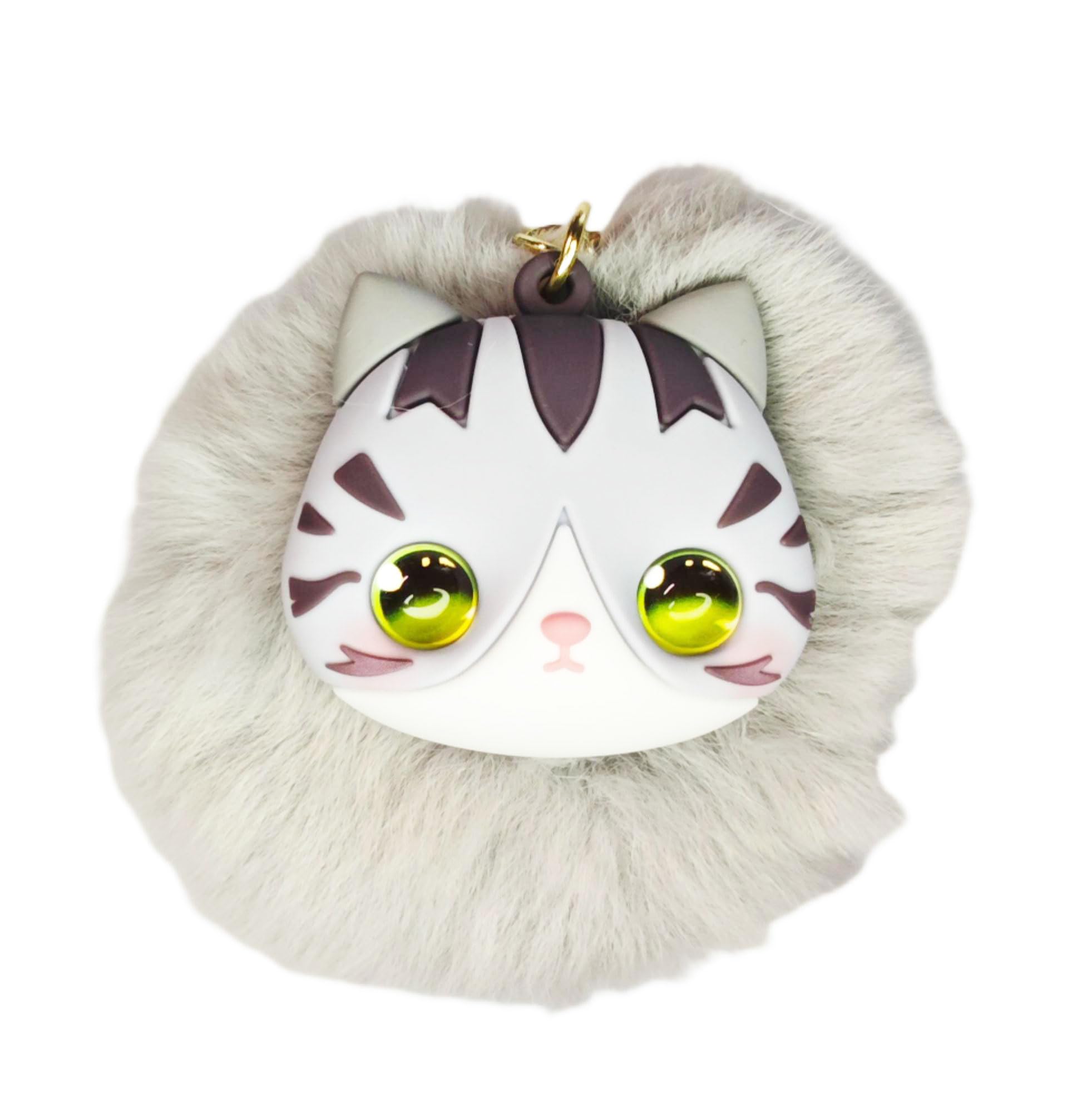 

[Pandachilla] Handmade Super Cute Gray Shorthair Cat Bag Charm Keychain (American Shorthair)
