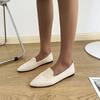 Fashion Slip on Loafers Breathable Stretch Ballet Shallow Flats Women Soft Bottom Pointed Toe Boat Shoes plus size 2025