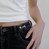 Temperament Four Pointed Star Waist Tightening Tool Adjustable Waist Buckle Able Jeans Fixed Waist Buckle