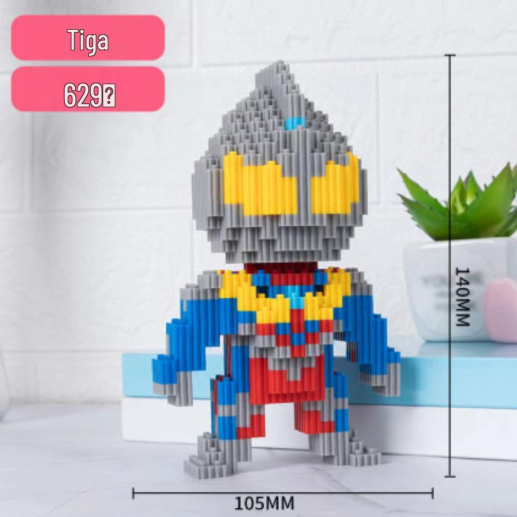 Girls' Compatible Lego: Violent Bear Building Block Series - Educational Micro-Block Interlocking Toys & Gifts