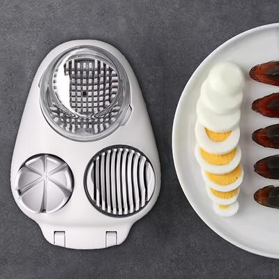 1PC Heavy Duty Manual Egg Slicer, Crusher, and Dicer - Multi-functional Round Blade Egg Cutter - Essential Kitchen Cutting Tool