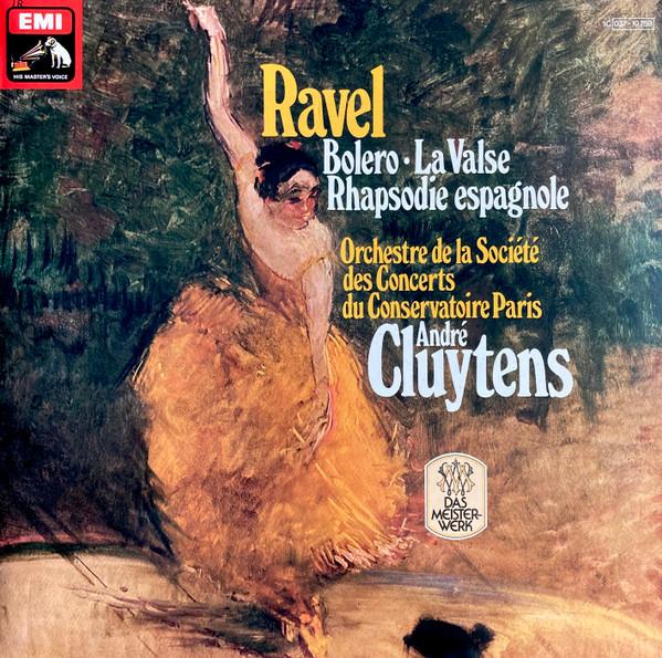 LP Record MAURICE RAVEL, ORCHESTRE DE LA SOCI - Bolero, Rhapsodie Espagnole, La Val 1C03710759 His Master's Vo Germany Classical Used