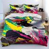 Kettensägenmann Denji Cartoon Bettdecke Bettwäsche-Set, Polyester Bettbezug Kissenbezug, King Queen Size Bettbezug Bettgarnitur
