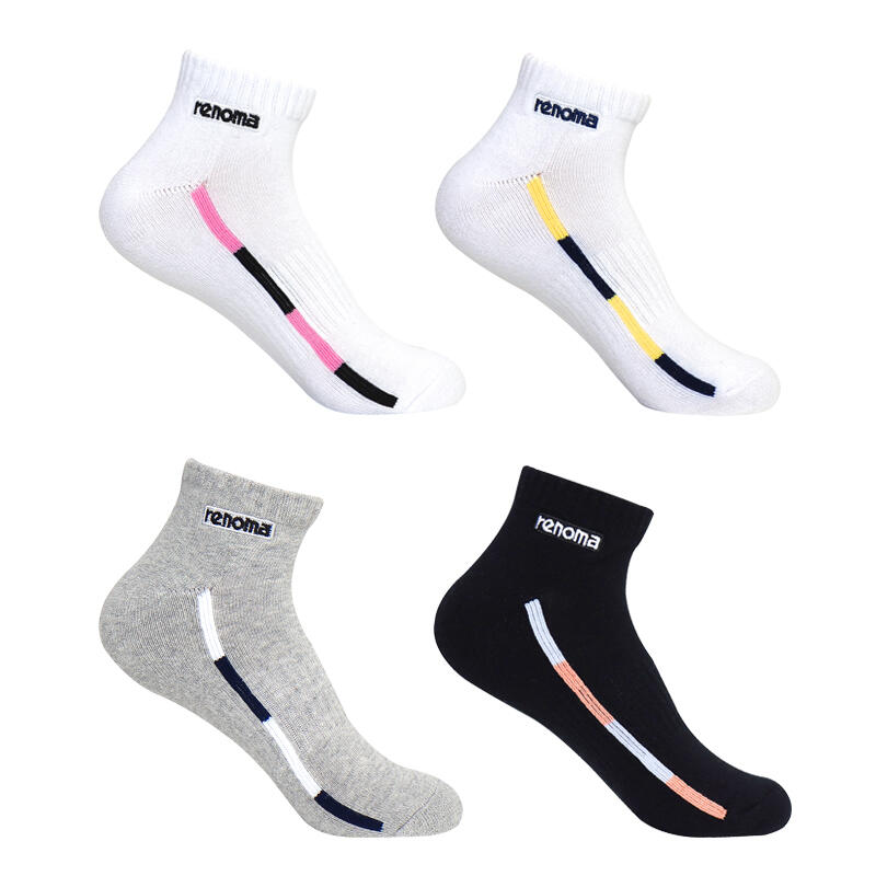RENOMA Women's Sports Line Sneaker Socks (3 Pairs)