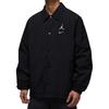 Jordan 23 Logo Polo Collar Single-Breasted Long Sleeve Jacket Men Jackets Black HF9354-010