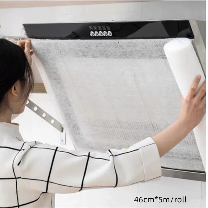 Kuchyňský odsavač par Filtr Vysoký výkon Absorpce oleje Bez kouře Univerzální střih Odolná samolepka Netkaný absorpční papír