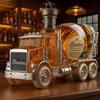 Glas-Dekanter in LKW-Form, 350 ml, versiegelte leere Likörflasche zur Aufbewahrung von Whiskey, Wodka, Wein