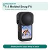 for Insta360 X6 Silicone Lens Cap Protective Cover Soft Flexible Anti-Scratch Shockproof Dustproof Action Camera Accessory