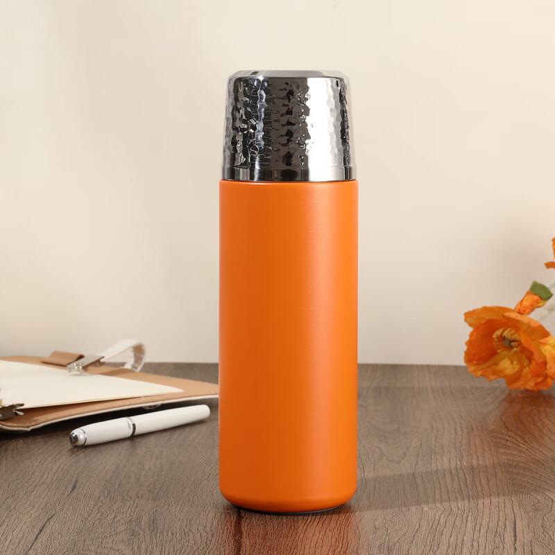 Shangqi 316 Stainless Steel Vacuum Insulated Bottle with Hammered Lid