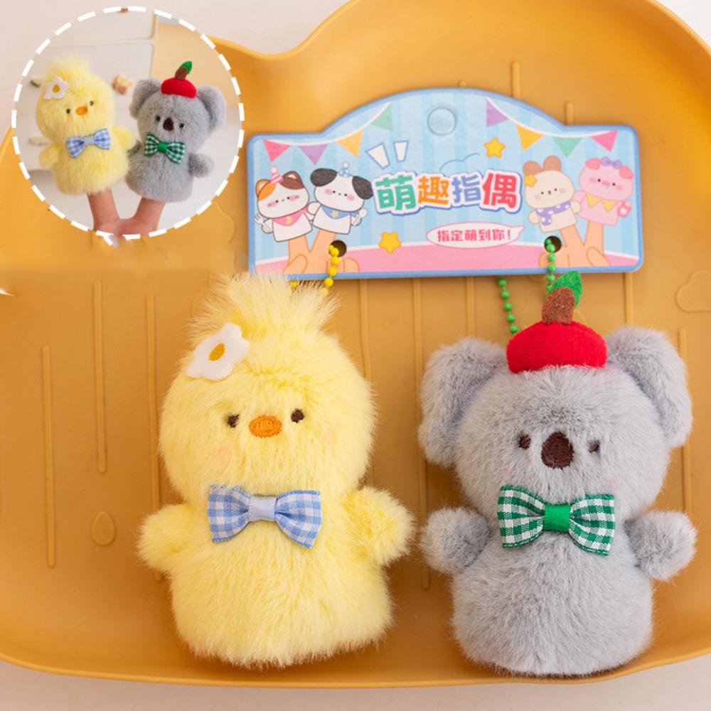 

1 pair Simulation Animal Finger Puppet Storytelling Hand Finger Story Puppet Parent-child Chick Koala