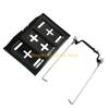 U2JA Iron Automotive Battery Tray Adjustable Universal Battery Hold Down Tray Bracket for Safe Vehicle Storage