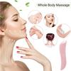 Natural Jade S-Shape Scraping Board Rose Quartz Obsidian Gua Sha Massager Spa Acupuncture  Facial Lifting Skin Care Beauty Tool