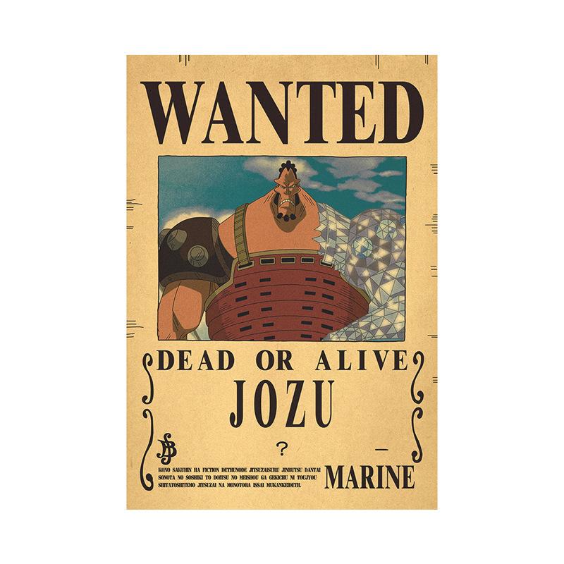 אנימה חתיכה אחת לופי 3 מיליארד פרס דרוש פוסטרים ארבעה קיסרים ילד פעולה דמויות וינטג' קישוט קיר צעצועי פוסטר