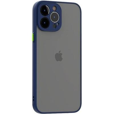 Hülle für iPhone 13 Pro - E.F.CONNECTION - Mattes Silikon - Marineblau - Semi-rigid - Unisex