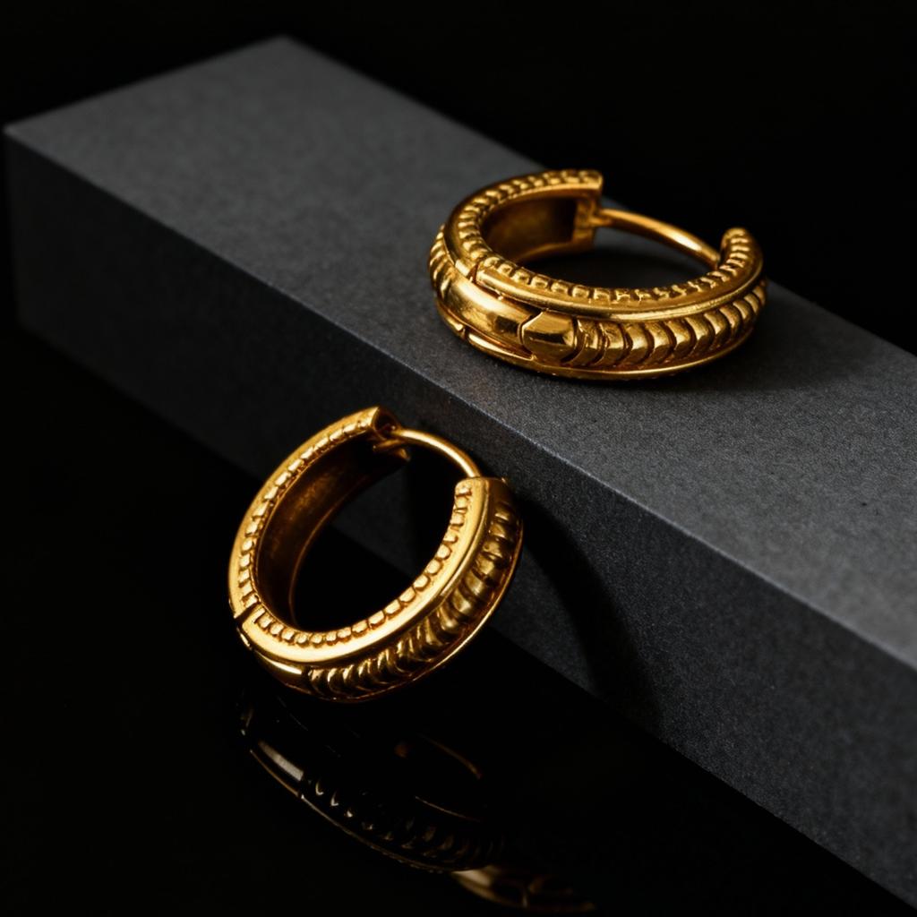 Stylish Stainless Steel Huggies Earring for Men Male, Simple Punk Small Hoop Earrings, Cool Fashion Ear Jewelry Gifts