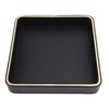 Perfume Tray Jewelry Trinket Organizer Tray Multipurpose Nightstand Organizer for Vanity Countertop Bedroom Black and